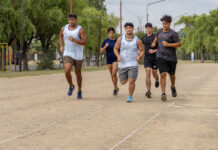 Los mejores lanzadores de martillo del país entrenan en Azul