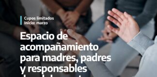 Espacio de acompañamiento para madres,padres y responsables de adolescentes