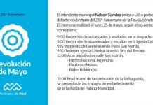 Acto y actividades celebratorias por el 25 de Mayo