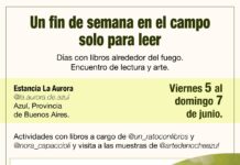 “Un fin de semana en el campo solo para leer”: encuentro de lectura y arte en la Estancia La Aurora