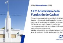 Festejos por el 130º Aniversario de Cacharí