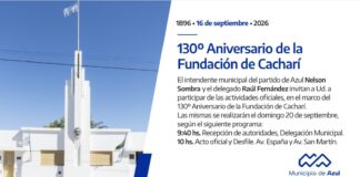 Festejos por el 130º Aniversario de Cacharí