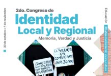 Se realizará el 2º Congreso de Identidad Local y Regional sobre Memoria, Verdad y Justicia
