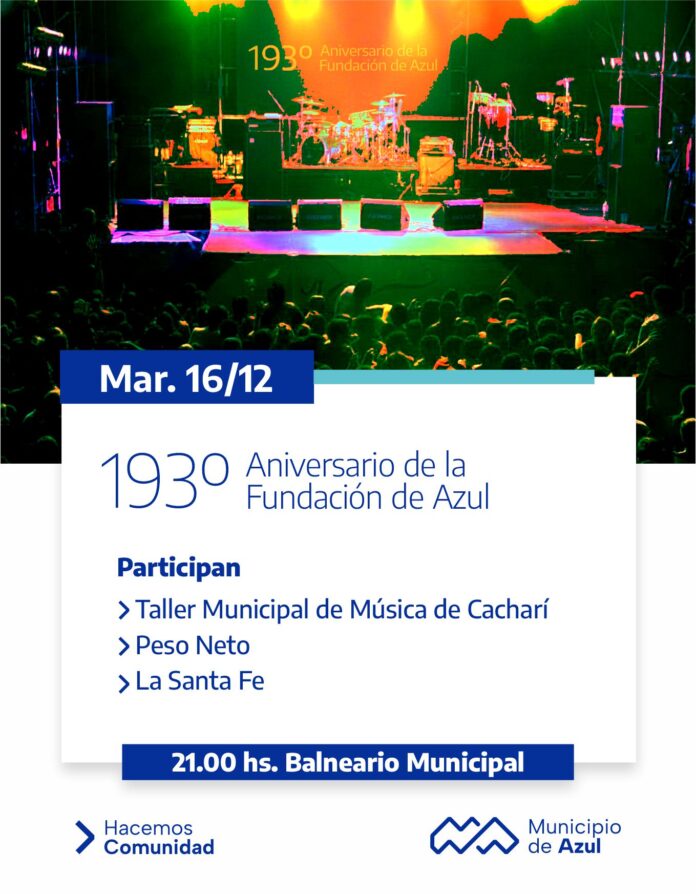 Aniversario Azul