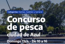 Se hará el concurso de pesca “Ciudad de Azul”