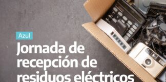 Recepción de residuos electrónicos y EcoCanje en Azul y Chillar