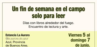 “Un fin de semana en el campo solo para leer”: encuentro de lectura y arte en la Estancia La Aurora