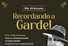 Recordando a Gardel: jornada homenaje