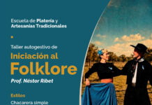 Clases de folklore en la Escuela de Platería