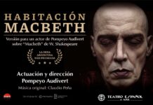 LLEGA POMPEYO AUDIBERT CON “HABITACIÓN MACBETH”