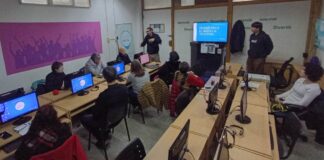 Comenzó el taller de alfabetización digital para adultos