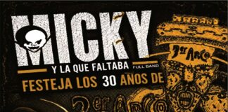 MICKY RODRÍGUEZ, EL BAJISTA DE LOS PIOJOS, LLEGA CON UN SHOW FULL BAND A 30 AÑOS DEL DISCO “TERCER ARCO”