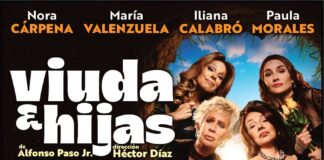“VIUDA E HIJAS” CON NORA CÁRPENA, MARÍA VALENZUELA, ILIANA CALABRÓ, PAULA MORALES Y GONZALO URTIZBEREA