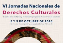 UNICEN será sede de las VI Jornadas Nacionales de Derechos Culturales